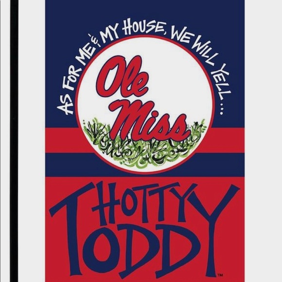 Ole miss  hotty toddy garden flag - Picture 1 of 1